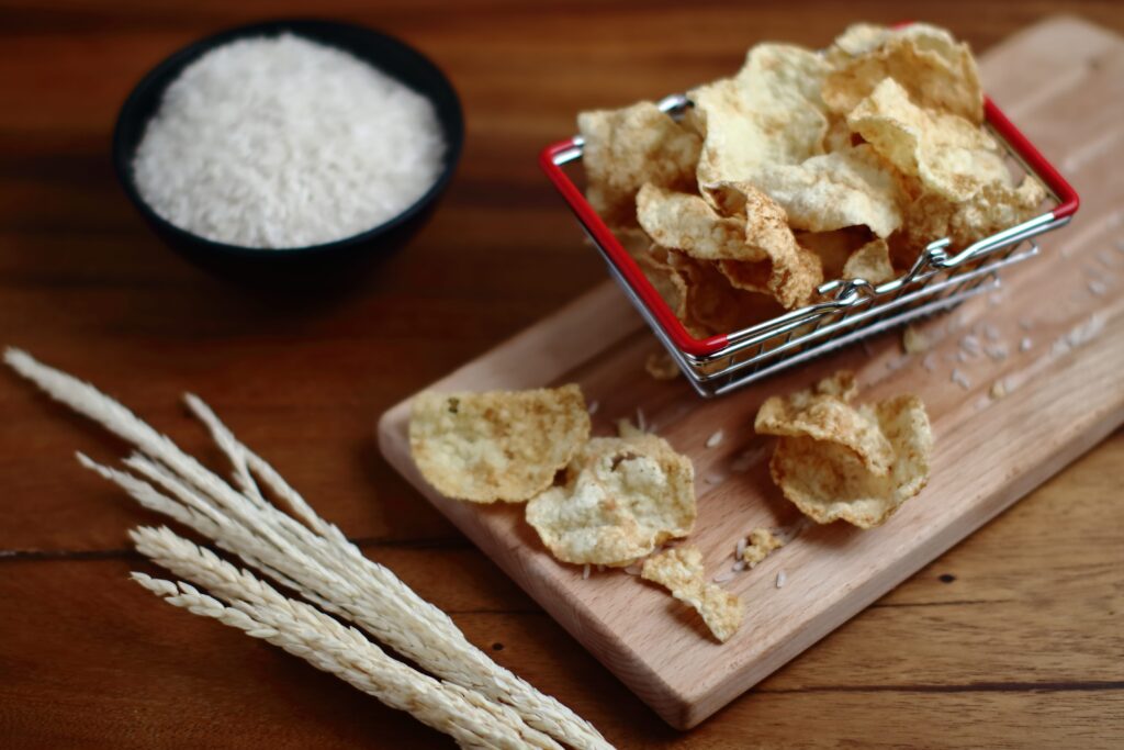 Riz trop cuit ? Faitesen des chips de riz ! Taureau Ailé